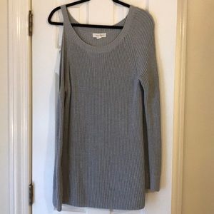 Grey off the shoulder Treasure & Bound sweater